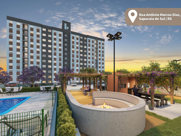 APARTAMENTO NA PLANTA COM 2 DORMITÓRIOS – SAPUCAIA DO SUL – NOVA SAPUCAIA
