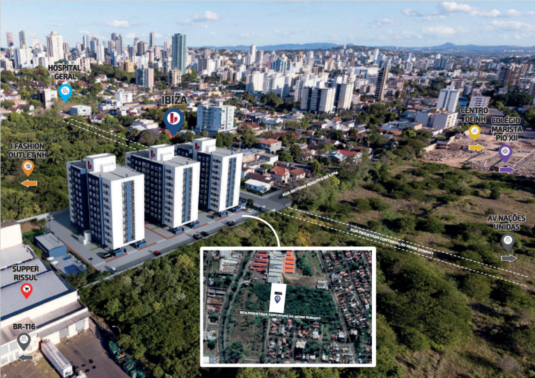 APARTAMENTO NA PLANTA COM 2 DORMITÓRIOS – NOVO HAMBURGO – VILA ROSA