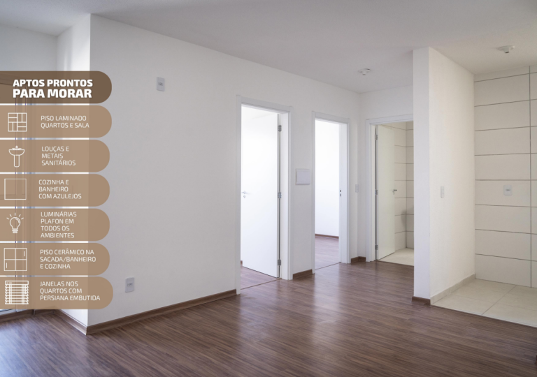 APARTAMENTO NA PLANTA COM 2 DORMITÓRIOS – SAPUCAIA DO SUL – NOVA SAPUCAIA