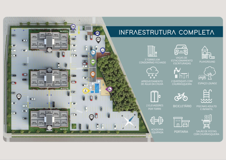 APARTAMENTO NA PLANTA COM 2 DORMITÓRIOS – SÃO LEOPOLDO – CAMPINA