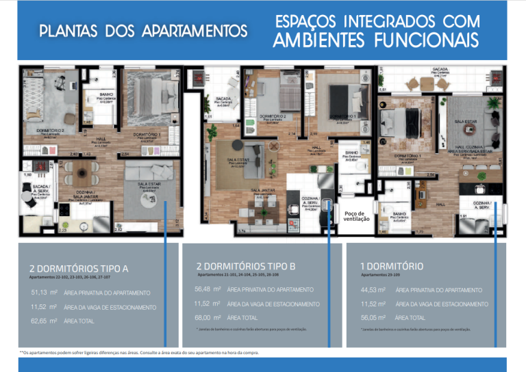 APARTAMENTO NA PLANTA COM 2 DORMITÓRIOS – NOVO HAMBURGO – VILA ROSA