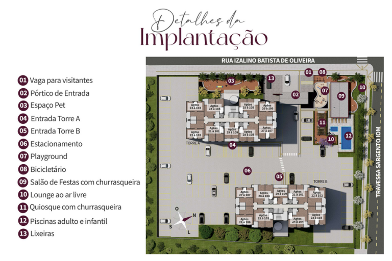 APARTAMENTO NA PLANTA EM GRAVATAÍ – BAIRRO ORIÇÓ